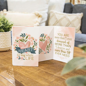 My Whole Heart Wooden Keepsake Card