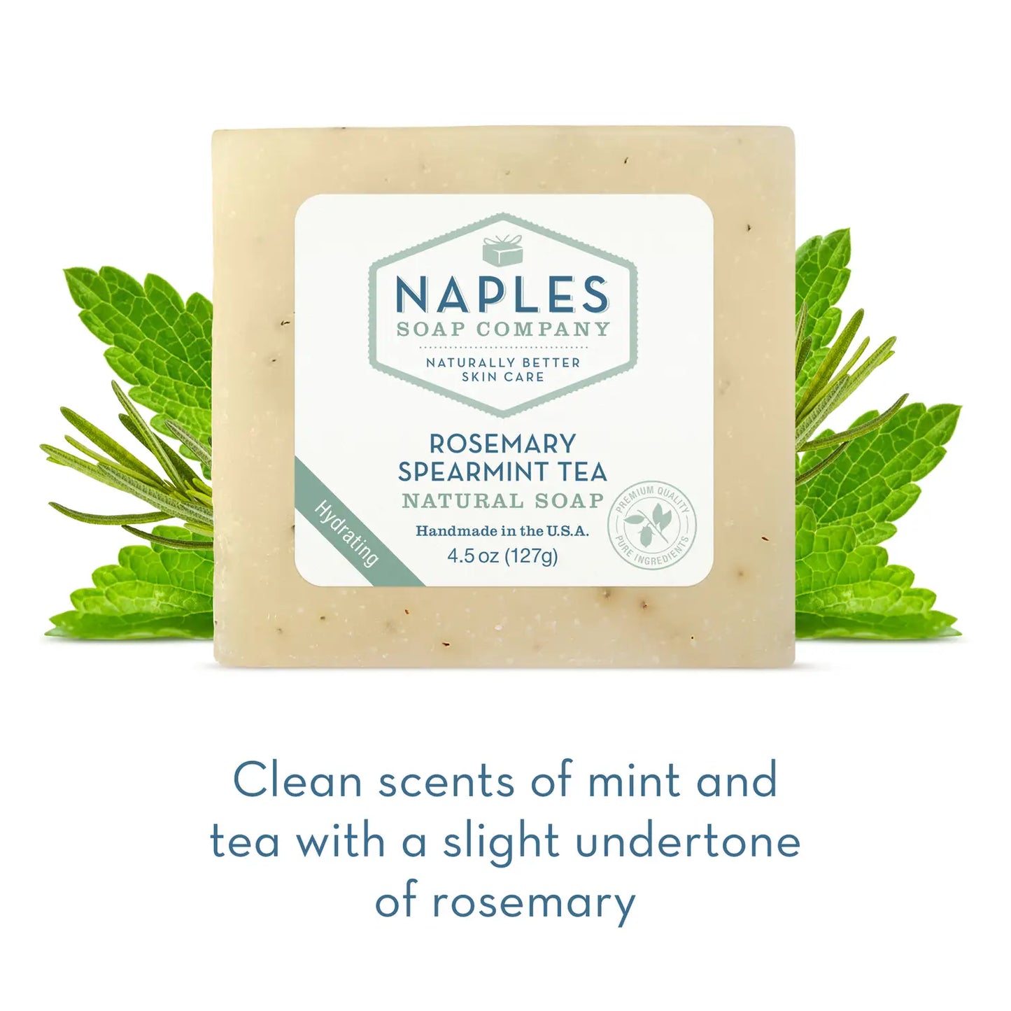 Naples Soap Co.: Rosemary Spearmint Tea Natural Soap