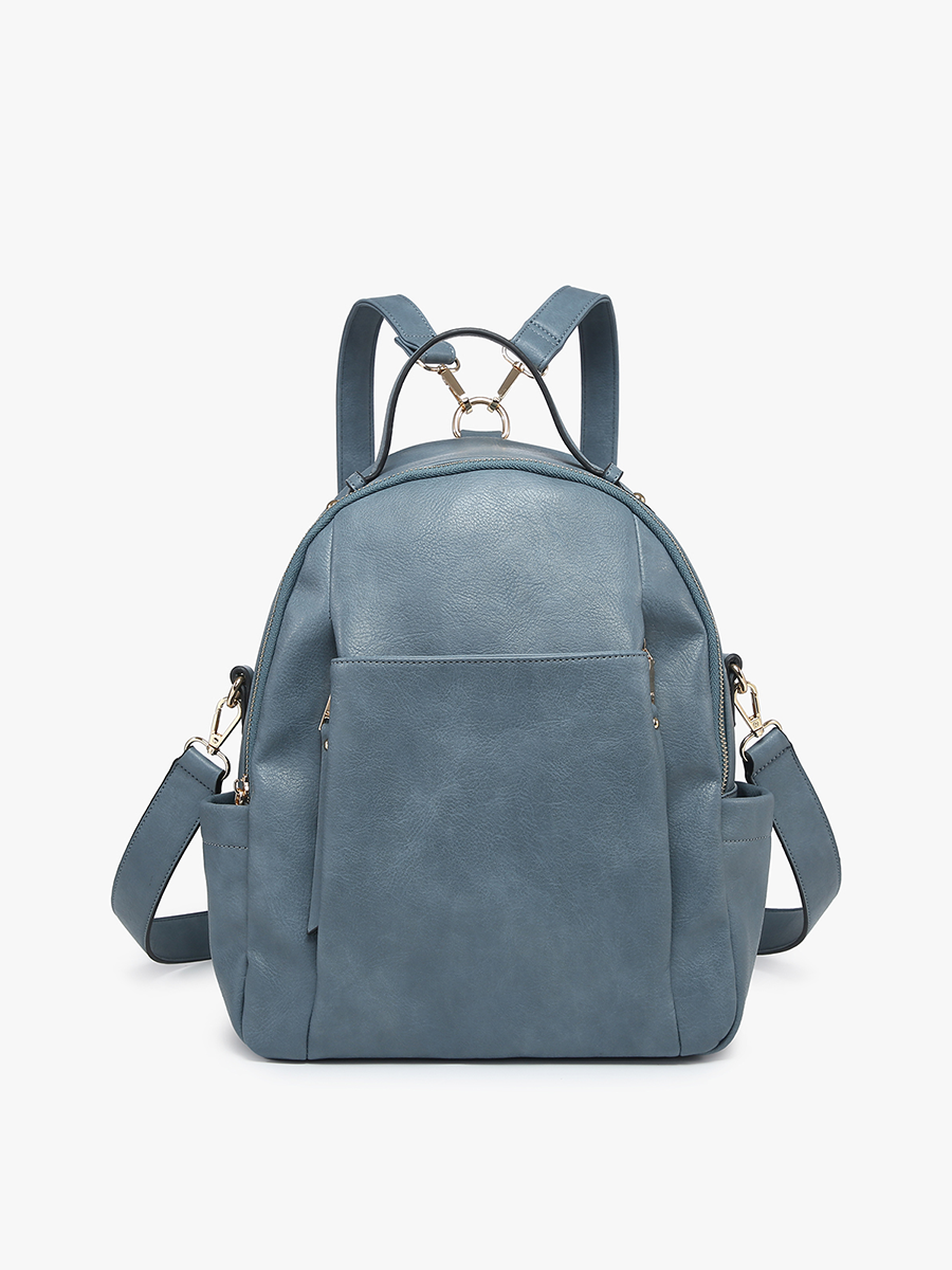 Lillia (Denim Blue) Convertible Backpack