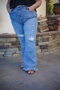 Risen: Living On The Fringe Flare Jeans