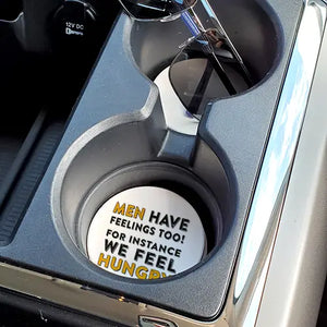 Men Have Feelings Car Coaster