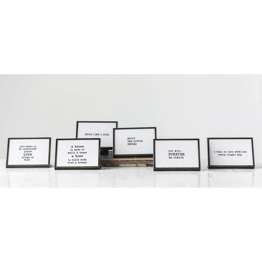 Sweet Sentiment Metal Easel Frame