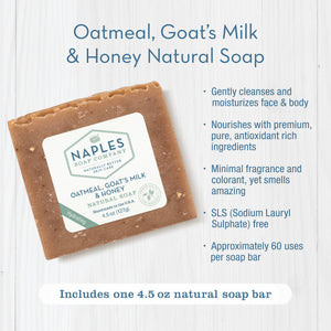 Naples Soap Co.: Oatmeal Goat's Milk and Honey Natural Soap