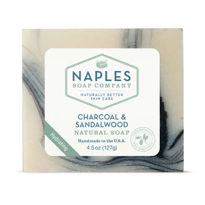 Naples Soap Co.: Charcoal & Sandalwood Natural Soap