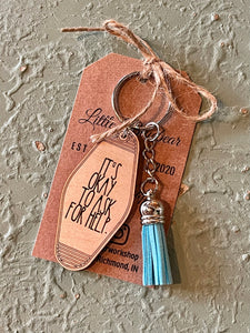 LBBW Handmade Retro Wooden Keychain (10 Styles)