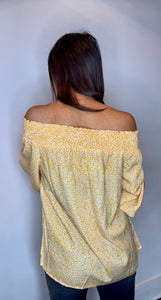 Undeniable Love YELLOW Floral Blouse