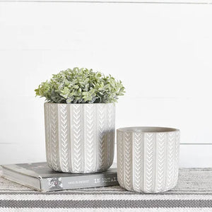 Concrete Arrow Planter, Small