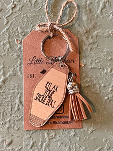 LBBW Handmade Retro Wooden Keychain (10 Styles)
