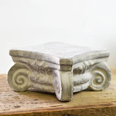 Distressed Concrete Old Pedestal