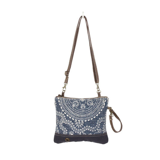 Myra Bag: Sapphire Wristlet/Cross Body Bag