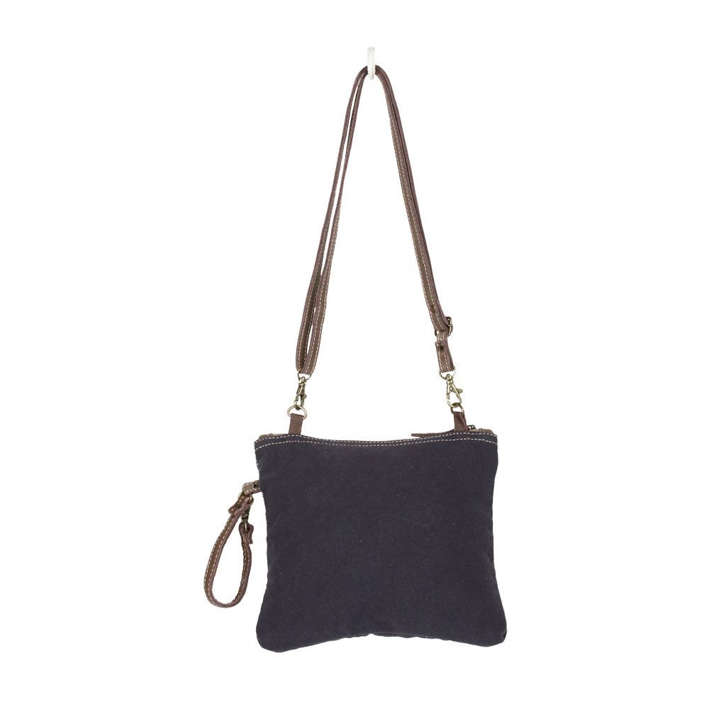 Myra Bag: Sapphire Wristlet/Cross Body Bag